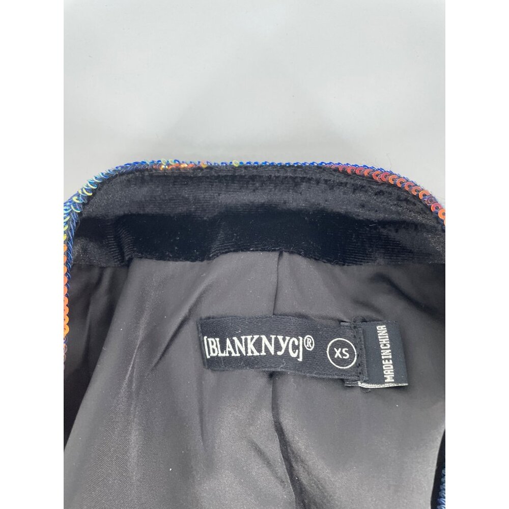 Blanknyc Sequin Jacket Iridescent Open Front Nye … - image 4